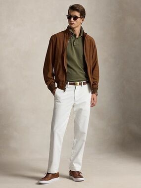 Polo Ralph Lauren men’s classic fit white cotton chinos